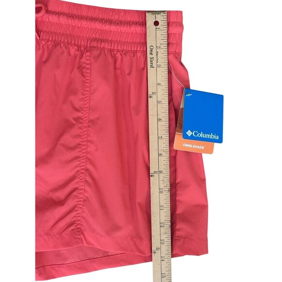 Columbia Boundless Trek Active Shorts Women's Large Regular Fit Coral UPF 50 - Picture 5 of 13